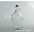 1gal clear beer Glass Growler 32 oz 64oz Glass Growler Jug customised with Optional screw Caps